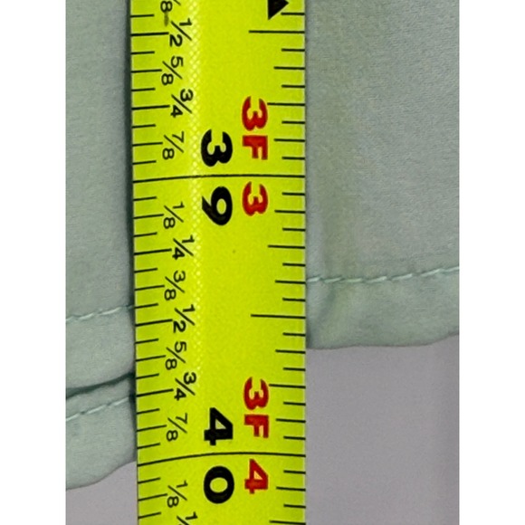 Banana Republic Mint Green Flutter Sleeve Tiered Mini Dress Womens XL - Picture 3 of 8